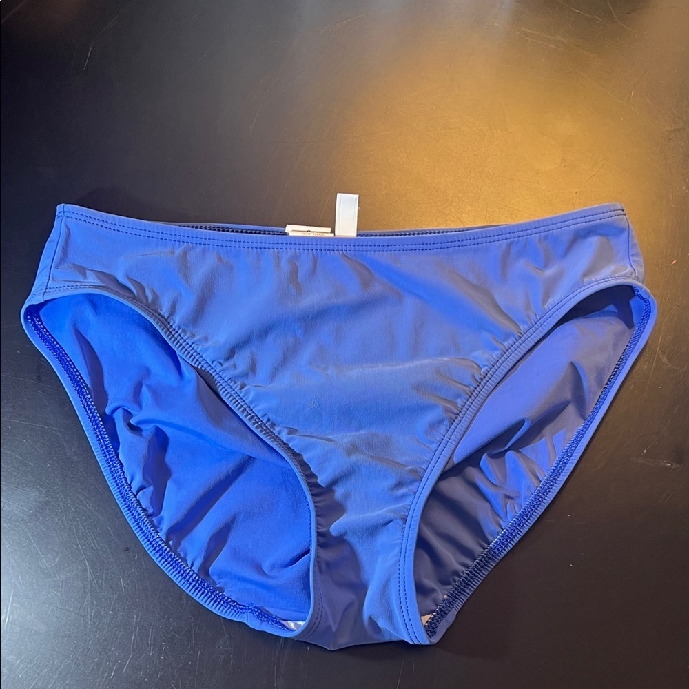 Talbots Blue Bikini Bottoms Size 8